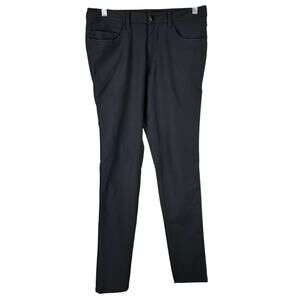 Lululemon ABC Pant Skinny Black Men's Size 30 x 33 Excellent Used Condition